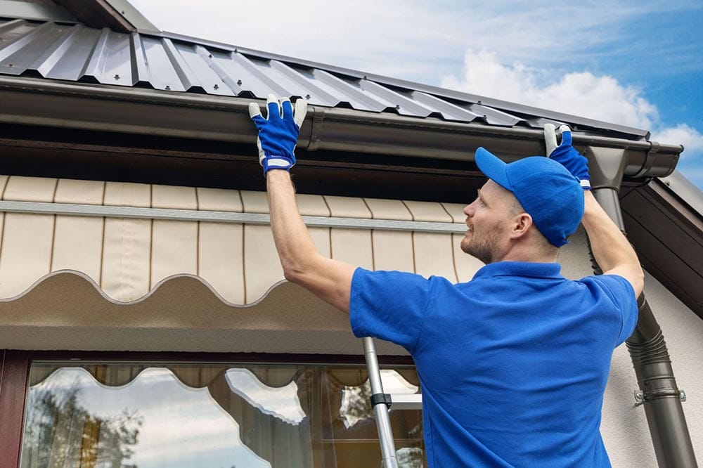 Where should you install gutters at home?