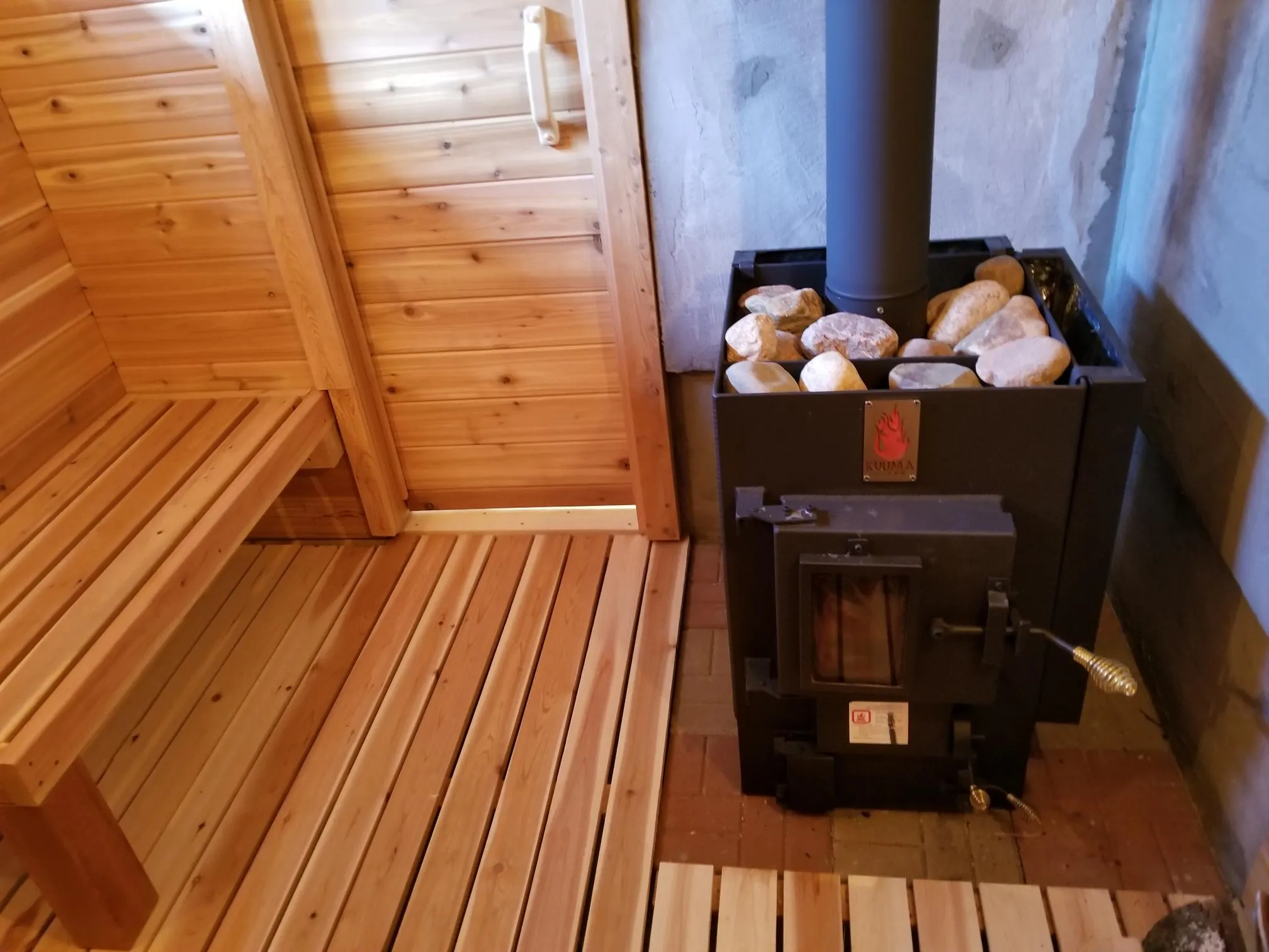 wood stove for sauna
