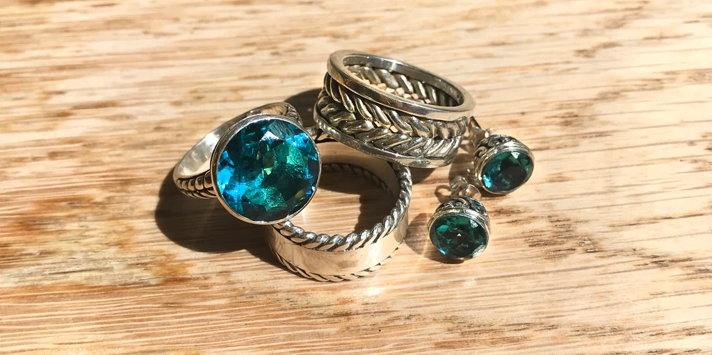 Sterling silver rings by Inspiranza Designs
